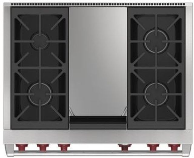 Wolf® 36" Stainless Steel Pro Style Dual Fuel Range-3