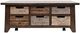 Jofran Inc. Painted Canyon Brown Box Coffee Table-2