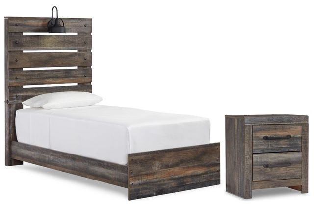 Signature Design by Ashley® Drystan 2-Piece Multi Twin Panel Bed Set-0