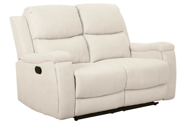 Signature Design by Ashley® Marwood Cream Reclining Loveseat-0