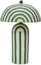 TOV Furniture Maiori Green Striped Table Lamp-0