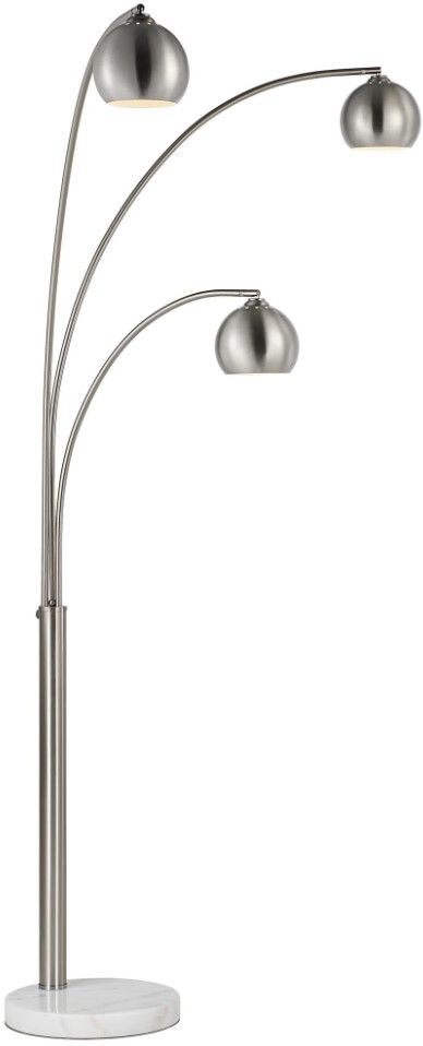 Renwil® Everren Aguillard Brushed Nickel Floor Lamp-4