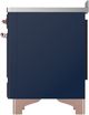 Ilve® Majestic III 48" Midnight Blue Pro Style Induction Range with Triple Glass Door and Copper Trim-4