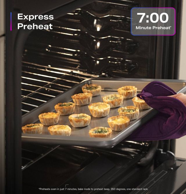 GE Profile™ 30" Fingerprint Resistant Stainless Steel Smart Slide In Induction Range with No Preheat Air Fry and EasyWash™ Oven Tray-12