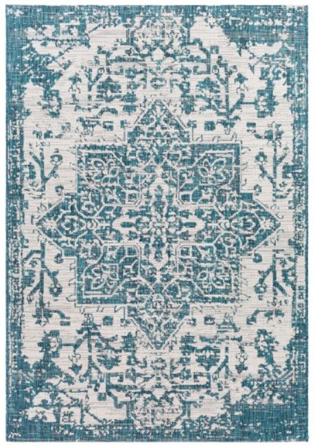 Surya Eagean Light Beige/Teal 4'x6' Area Rug-0