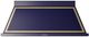 Ilve® Nostalgie II Noblesse 60" Midnight Blue Wall Mounted Range Hood with Brass Trim-0