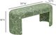TOV Furniture Greenspace Green Rounded Upholstered Bench-2