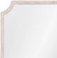 Bassett Mirror Hendrix Distressed White Wall Mirror-3