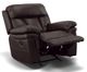 Man Wah Brown Leather Glider recliner-4