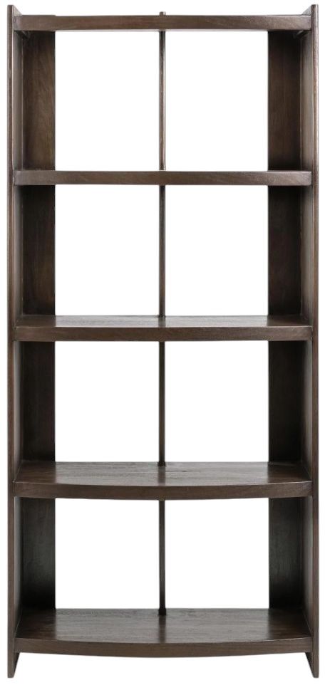 Classic Home Kyra Cocoa Brown Bookshelf-3