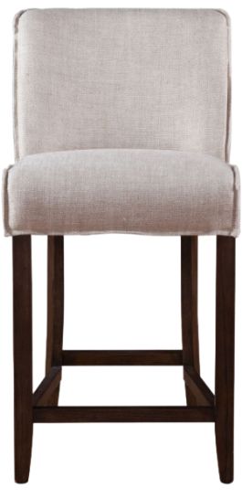 Home Trends & Design Buddy Beige/Dark Brown Counter Stool-3