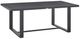 Armen Living Menorca 7-Piece Dark Gray Aluminum/Fabric Outdoor Dining Table Set-1