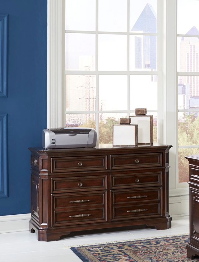 Aspenhome® Sheffield Warm Rubbed Brown Combo File-3