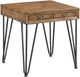 Elements International Boone 3-Piece Light Walnut Occasional Table Set-3