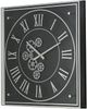 A & B Home Silver Gear Clock-1