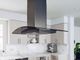 Zephyr Ravenna Island 36" Smoke Gray Glass Island Range Hood-1