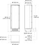 Fulgor Milano 17.4 Cu. Ft. Panel Ready Built In Column Refrigerator -2
