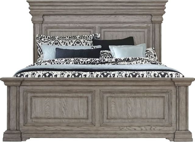 Pulaski™ Madison Ridge Brown California King Panel Bed-1