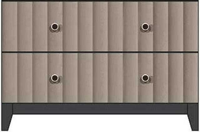 Country View Woodworking Customizable American Modern Brown Maple 36'' 5-Drawer Chest-1