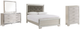 Signature Design by Ashley® Lonnix 3-Piece Silver Full Panel Bed Set-0