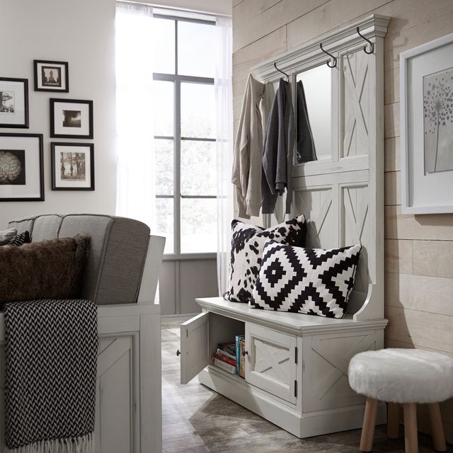 homestyles® Seaside Lodge Off-White Hall Tree-3