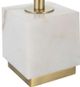 Uttermost® Escort Brushed Brass/White Buffet Lamp-4