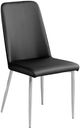 Monarch Specialties Inc. 2-Piece Black/Chrome Side Chair Set-0