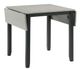 Elements International Martin 3-Piece Gray/Black Dining Table Set-4