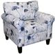 Luke Home Troy Elka Indigo Accent Chair-0
