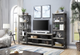 Mazin Furniture Fairhope Faux Marble Top Bookcase-2