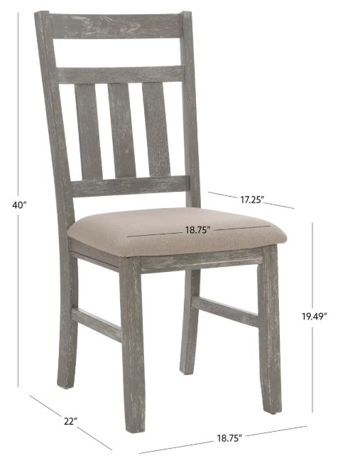 Powell® Turino Weathered Gray Dining Side Chair-2