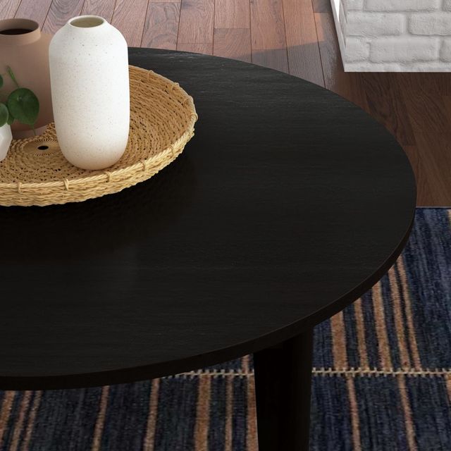 homestyles® Brentwood 5-Piece Black Round Dining Set-2