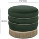 TOV Furniture Lakka Green Velvet Ottoman-2