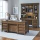 Liberty Furniture Carolina Park 5-Piece Amber Brown Jr Executive Set-1