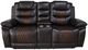 New Classic® Home Furnishings Nikko Brown Dual Power Reclining Console Loveseat-2