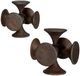 Uttermost® Balanced Harmony 2-Piece Dark Walnut Sculpture Set-0