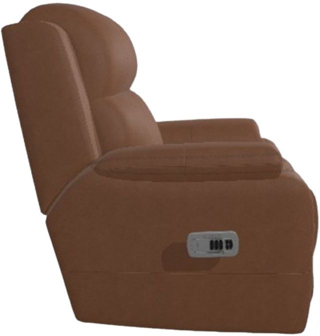 La-Z-Boy® Dorian Mocha Leather Power Rocking Recliner with Headrest-3
