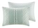 Olliix by INK+IVY Kara Aqua Full/Queen Cotton Jacquard Comforter Set-1