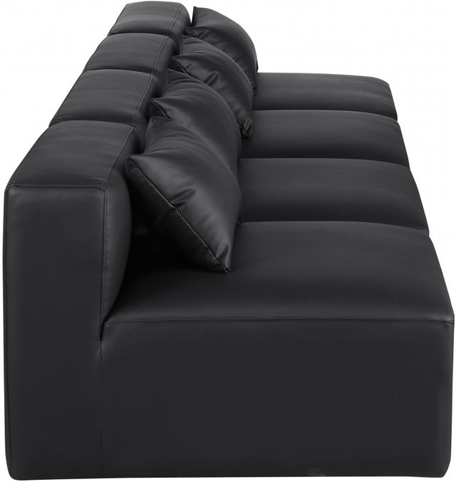 Meridian Furniture Cube 4-Piece Black Sofa-3