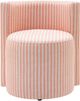 TOV Furniture Alyssa Beige/Pink Rolling Desk Chair-3