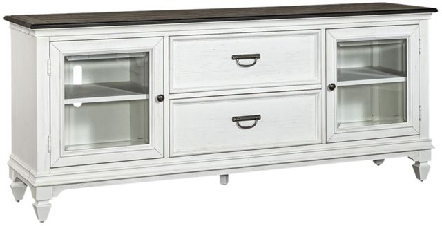 Liberty Furniture Allyson Park Charcoal/Wirebrushed White Entertainment TV Stand-0