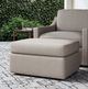Flexsteel® Sky Cast Ash Fabric Outdoor Ottoman-3