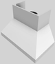 Vent-A-Hood® 42" White Euro-Style Wall Mounted Range Hood-5