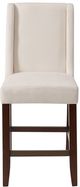 Olliix by Madison Park Cream Brody Wing Counter Stool-1