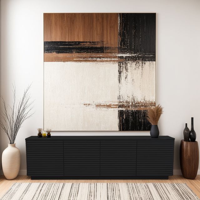 Legends Home Stardust Black TV Stand-1