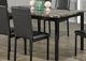 Titus Furniture T3201 Black Faux Marble Dining Table-0