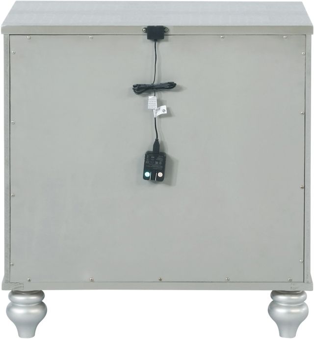 Coaster® Gunnison Silver Metallic Nightstand-3