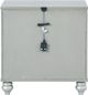 Coaster® Gunnison Silver Metallic Nightstand-3