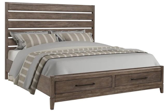 Legends Home Montrose Greige Queen Panel Storage Bed-0