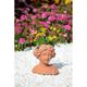 A & B Home Brown 10" Head Bust Planter-4